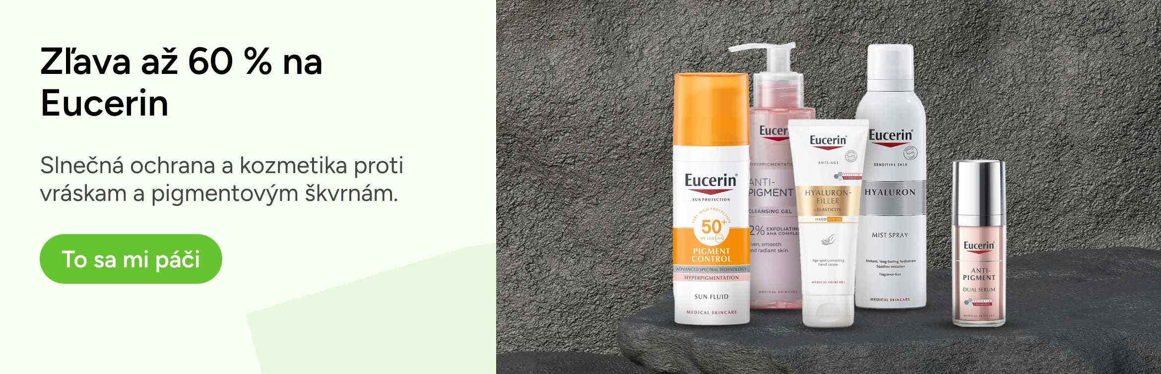 Eucerin značka 30 % SK – červenec 26