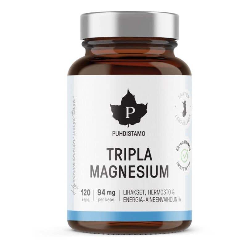 Puhdistamo Triple Magnesium - Horčík 120 kapsúl