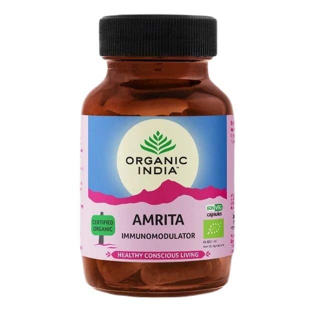 Organic India Amrita – Chebule srdcovitá BIO 60 kapsúl