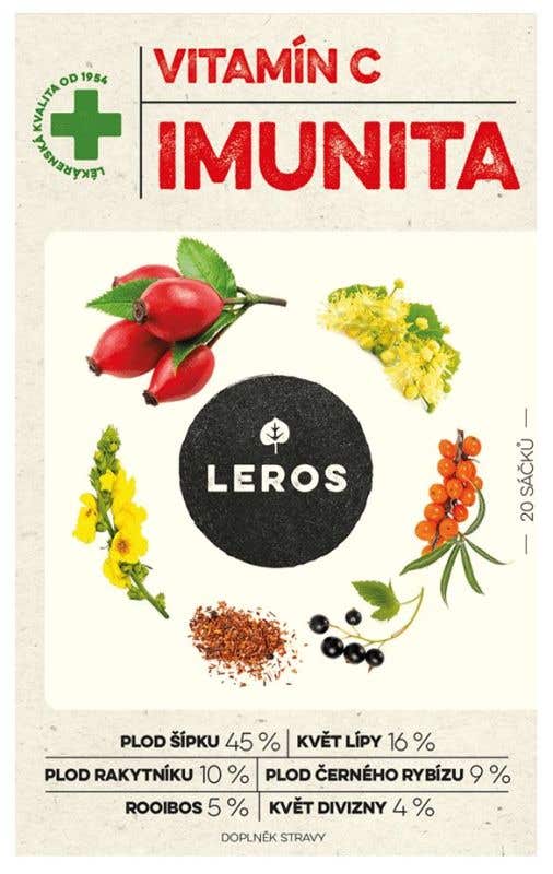 Leros Vitamín C Imunita 20 sáčkov