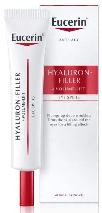 Eucerin Hyaluron-Filler + Volume-Lift Očný krém proti vráskam SPF 15 15ml