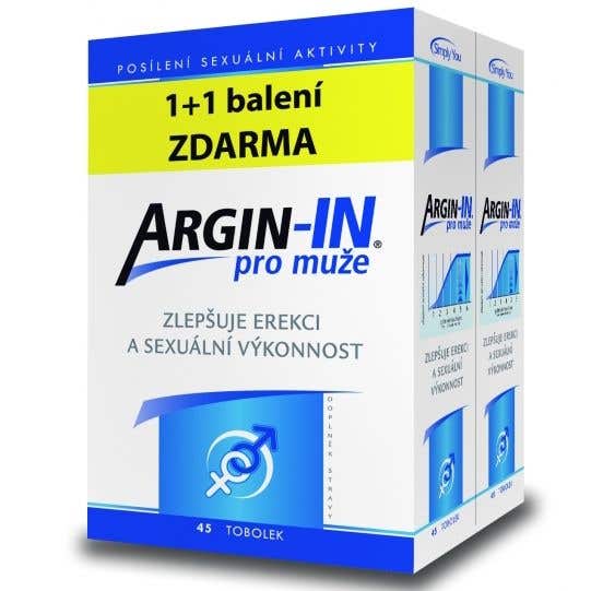 Argin-IN pre mužov 90 kapsúl 1+1 zadarmo