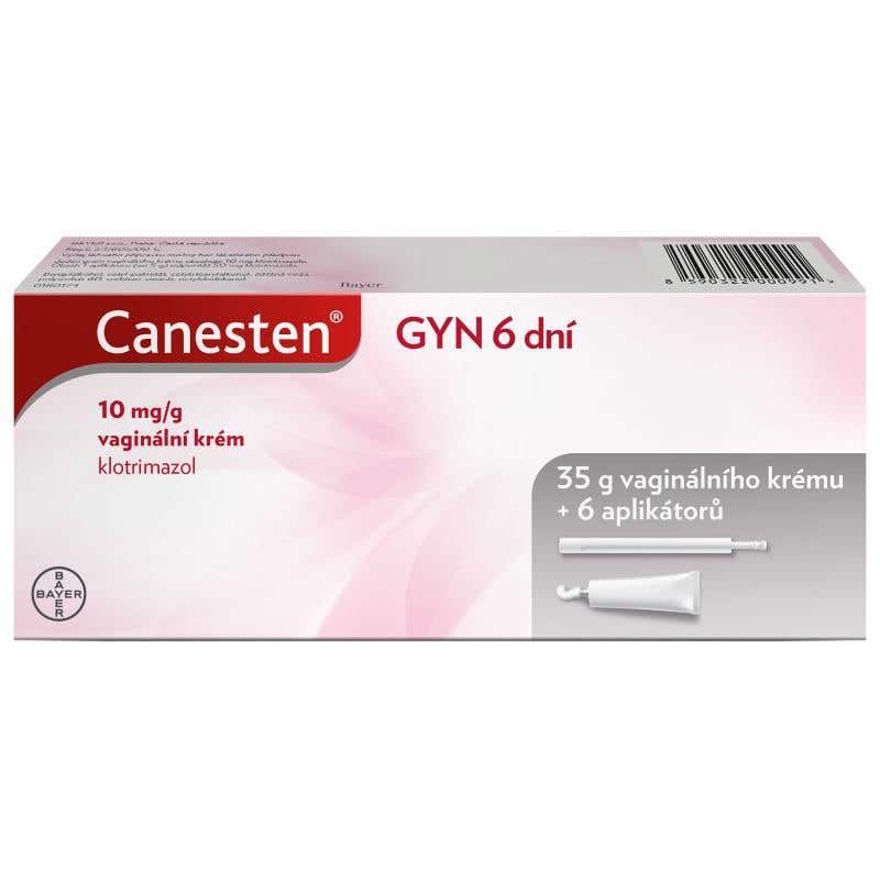 Canesten Gyn 6 dní 10mg/g Vaginálny krém 35 g