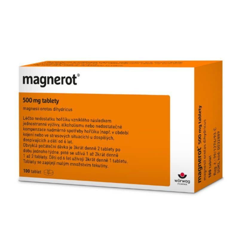 Magnerot 500 mg 100 tabliet