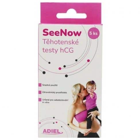 Adiel SeeNow tehotenské testy hCG 5 ks