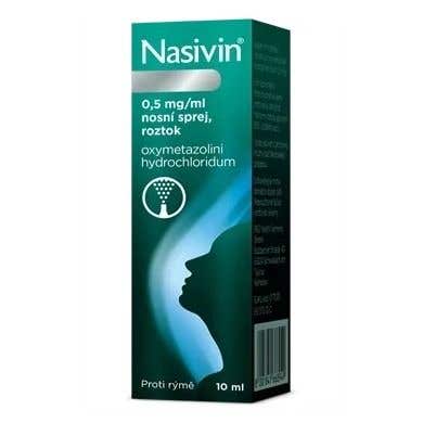 Nasivin Nosový sprej 0,5 mg/ml 10 ml