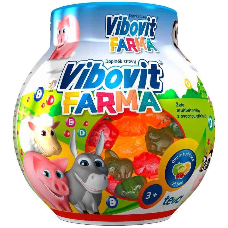 Vibovit Farma želé multivitamíny pre deti 50 ks