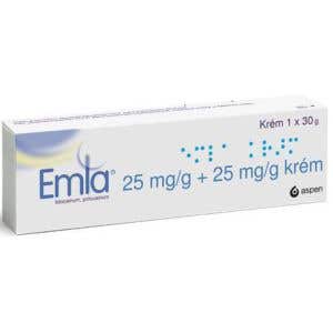 Emla 25 mg/g + 25 mg/g kr&eacute;m 1 x 30 g