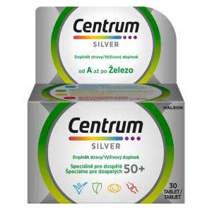 Centrum Silver Multivitamín pre dospelých 50+ 30 tabliet