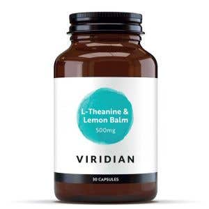 Viridian L-Theanine & Lemon Balm - Thean&iacute;n a extrakt z Medovky lek&aacute;rskej 30 kaps&uacute;l