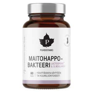 Puhdistamo Lactic Acid Bacteria Boulardii &ndash; Probiotik&aacute; 60 kaps&uacute;l