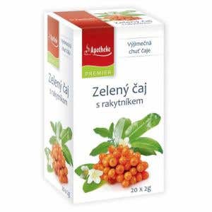 Apotheke Zelený čaj s rakytníkom 20 nálevových sáčkov