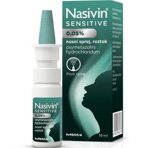 Nasivin Sensitive 0,5 mg/ml Nosový sprej 10 ml