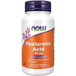 Now Foods Hyaluronová kyselina s MSM 50 mg 60 rastlinných kapsúl
