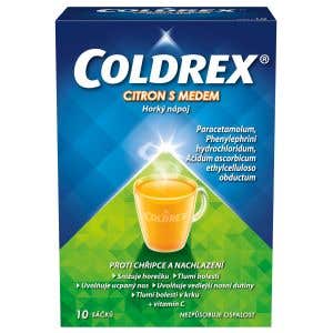 Coldrex horúci nápoj citrón med 10 ks