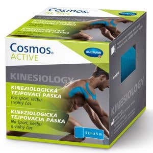 Cosmos Active kineziologická tejpovacia páska modrá 5 cm x 5 m