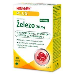 Walmark Železo 20 mg Complex 30 tabliet