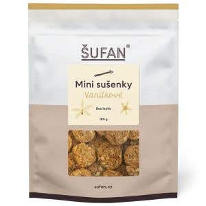 &Scaron;ufan Mini su&scaron;ienky &ndash; vanilkov&eacute; 180 g