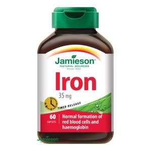Jamieson Železo 35 mg s postupným uvoľňovaním 60 tabliet