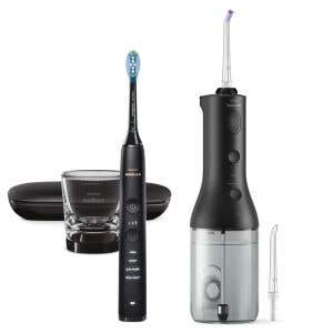 Philips Sonicare Bezdrôtový irigátor 9000 DiamondClean HX3886/43 – čierna sada