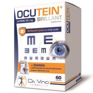 Ocutein Brillant Lutein 25 mg DaVinci 60 kapsúl + kvapky 15 ml