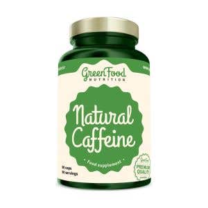 GreenFood Nutrition Natural Caffeine 90 kaps&uacute;l