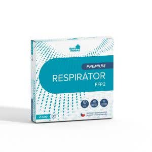 Naturprodukt Respirátor FFP2 Premium CE certifikácia 5-vrstvový 2 kusy