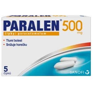 Paralen 500 mg 5 čapíkov
