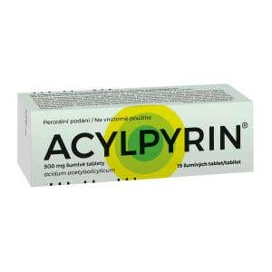 Acylpyrin 500mg 15 šumivých tabliet