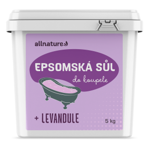 Allnature Epsomská soľ Levanduľa 5 kg