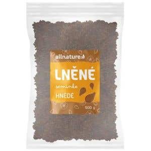 Allnature Ľanové semienko hnedé 500 g