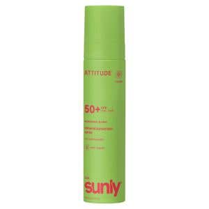 Attitude Sunly Detsk&yacute; miner&aacute;lny opaľovac&iacute; kr&eacute;m v spreji s v&ocirc;ňou mel&oacute;nu a kokosu SPF 50 75 ml