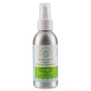 Butterbean Organics Krém na opaľovanie s pumpičkou Simple BIO SPF 30 118 ml