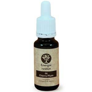Energie rostlin Bachové Esencie 6 - Cherry plum Esencia vyrovnanosti 20 ml
