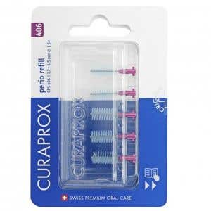 Curaprox CPS 406 Perio refill medzizubná kefka tmavo ružová 5 ks