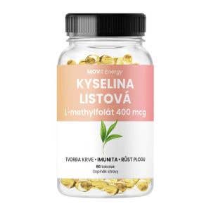 MOVit Energy Kyselina listová – L-metylfolát 90 kapsúl