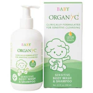 Organyc Detský sprchový gél a šampón pre citlivú pokožku BIO 250 ml