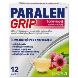 Paralen Grip Hor&uacute;ci n&aacute;poj echinacea a &scaron;&iacute;pok 12 s&aacute;čkov