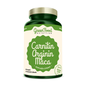 GreenFood Nutrition Carnitín Arginín Maca 90 kapsúl