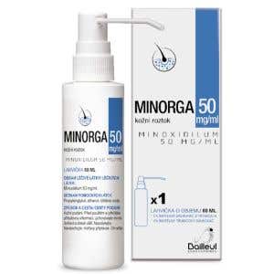 Minorga 50 mg/ml kožný roztok 60 ml