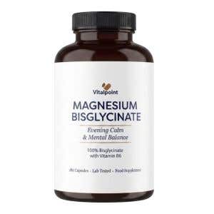 Vitalpoint Premium Magnesium Bisglycinate + B6 180 kaps&uacute;l