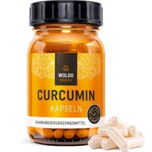 WoldoHealth Kurkumín s piperínom 120 kapsúl