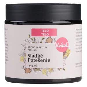 Kvitok Cukrový telový peeling – Sladké potešenie 150 ml