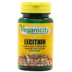 Veganicity Sójový lecitín 550mg 60 vegánskych kapsúl