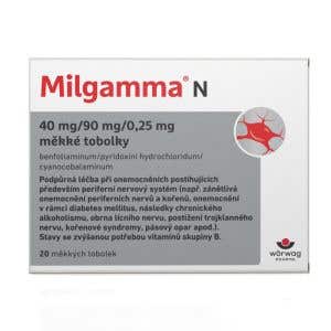 Milgamma N 20 mäkkých kapsúl