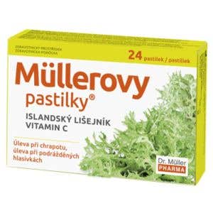 Dr. Müller Pastilky s islandským lišajníkom a vitamínom C 24 ks