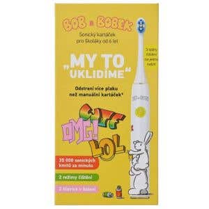 Bob a Bobek OMG My to upratáme – Sonická zubná kefka pre školákov od 6 rokov