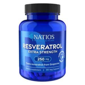 Natios Resveratrol Extra Strength 250 mg 90 vegánskych kapsúl