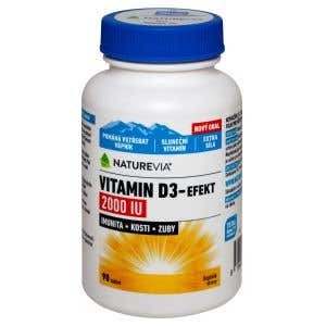 Swiss NatureVia Vitamín D3 Efekt 2000 IU 90 tabliet