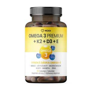 MOVit Energy Omega 3 Premium + K2 + D3 + E 90 kapsúl